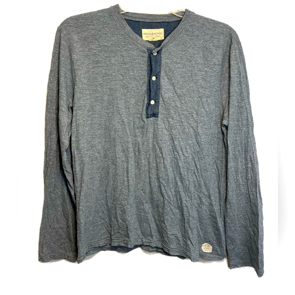 Ralph Lauren Denim & Supply Long Sleeve V-Neck Sz L